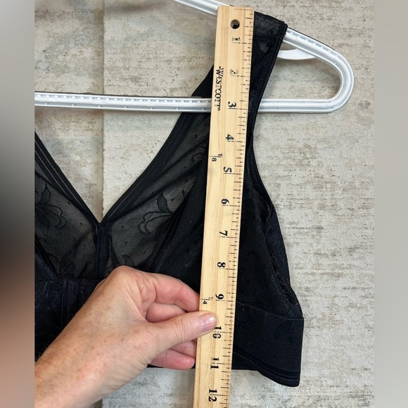 Wacoal Black Lace Bra Sz 34 Style #810340 - Picture 13 of 14